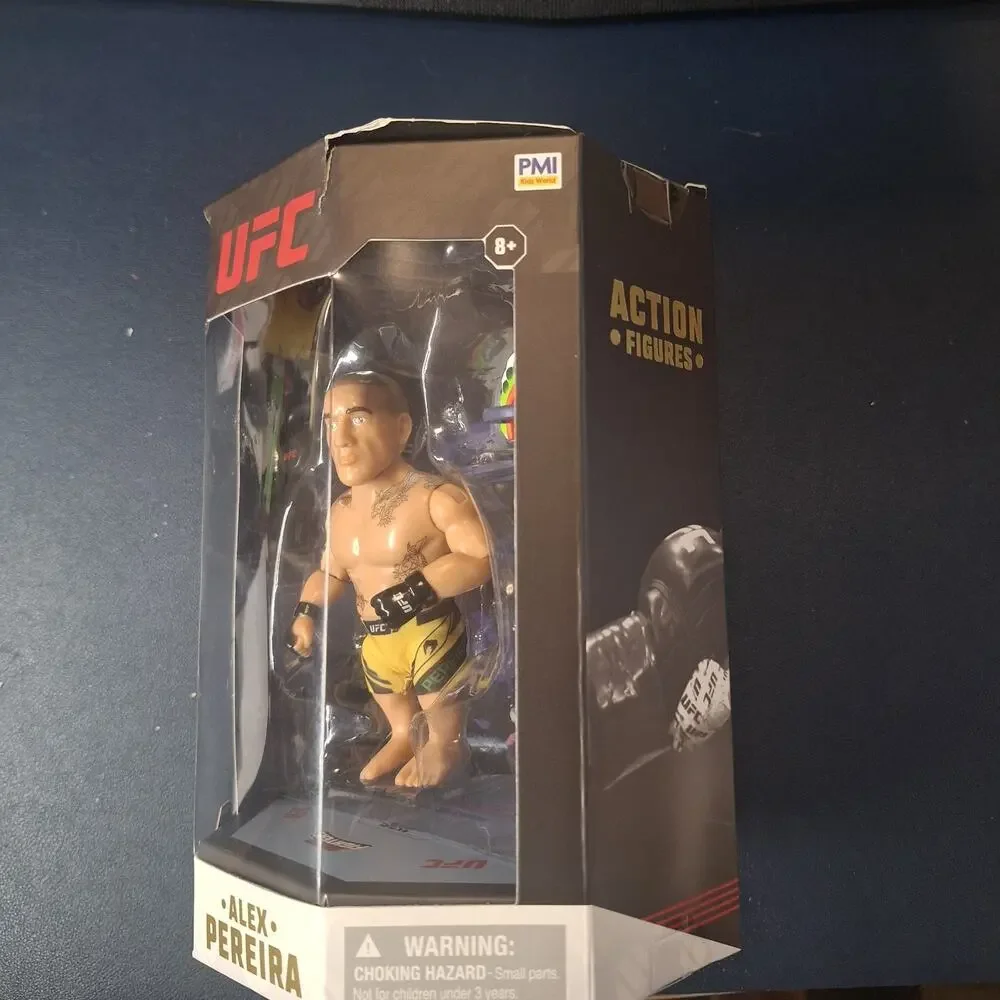 UFC Alex Pereira MMA Octagon Fighters Collectible Action Figure w/ Accessories